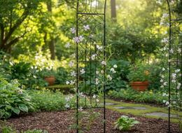Minimalistická záhradná pergola 145 x 38 x 240 cm