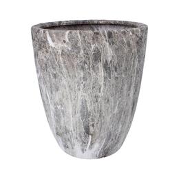 Keramický kryt na kvetináč s mramorovým efektom 37 x 37 x 45,5 cm