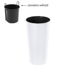 Kryt na kvety Líla 190 mm s vložkou - biela