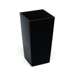 Kvetináč Finezja 300x300 mm s vnútorným košom – čierny