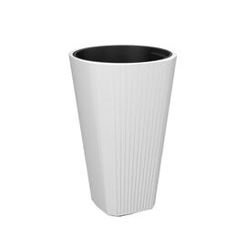 Stredný kvetináč Muza 390 mm - biely