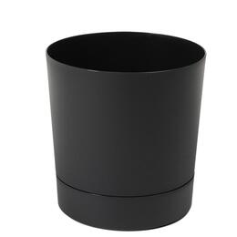 Elegantná čierna kytica s podšálkom Aura