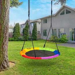 Záhradná hojdačka pre deti ECOTOYS, 100 cm, multicolor