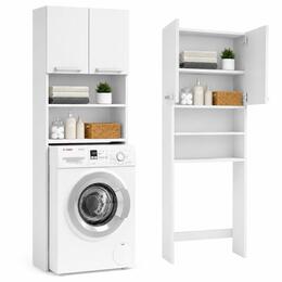 Kúpeľňová skrinka nad práčkou ModernHome, 183 cm