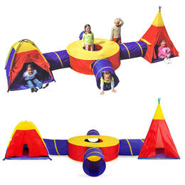 Set detských stanov 7v1 s tunelmi