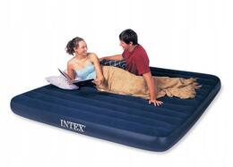 Nafukovací dvojitý matrac 203x183 cm s velúrom INTEX