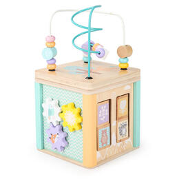 Drevená vzdelávacia kocka a triedič Ecotoys