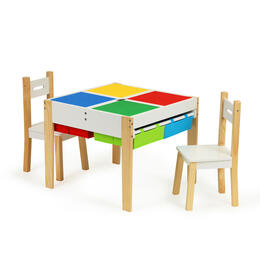 Detský nábytkový set: stôl a 2 stoličky ECOTOYS