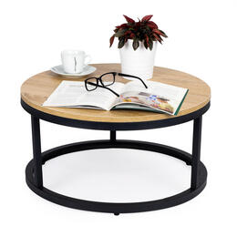 Moderný industriálny konferenčný stolík 60 cm - ModernHome