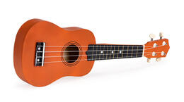 Detské drevené ukulele s 4 nylonovými strunami od ECOTOYS