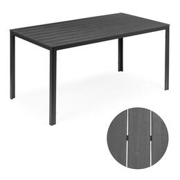 Záhradný stôl pre 6 osôb 156x78 cm šedý polywood, MultiGarden