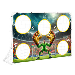 Futbalová brána s tréningovým terčom 180x122 cm, MOVEPRO