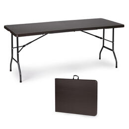 Skladací cateringový stôl MultiGarden 180 cm ratan