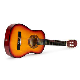 Detská drevená gitara ECOTOYS s 6 strunami pre malých hudobníkov