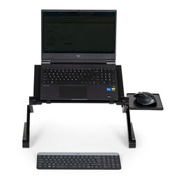 Stojan na laptop z hliníka, nastaviteľný a skladací