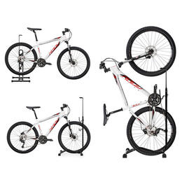 Stojan na bicykel 3v1 čierny - praktický servisný držiak