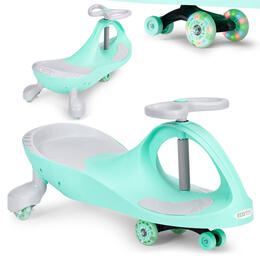 Odrážadlo Wiggle car s LED kolesami - zelené