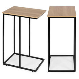 Mobilný bočný stolík pre laptop s kovovým rámom ModernHome