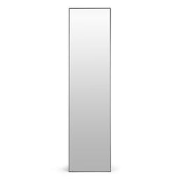 Veľké stojace zrkadlo s čiernym hliníkovým rámom, 159 cm