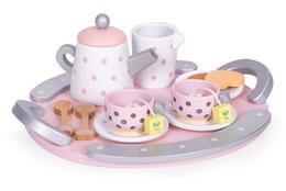 Drevený čajový set s 15 kusmi ECOTOYS