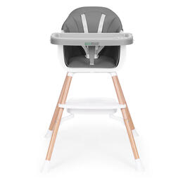Detská jedálenská stolička 2 v 1, šedá, ECOTOYS