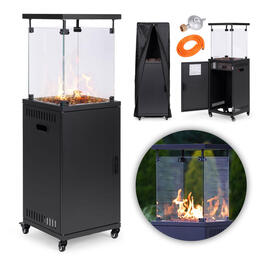 Plynový ohrievač, 13 kW, sklenený, pre záhradu a terasu