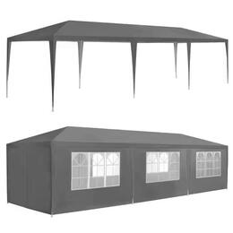 Záhradný pavilónový stan 3x9 m, šedý, MultiGarden