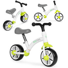 Detské odrážadlo ECOTOYS s EVA kolesami, nastaviteľným sedadlom, zelené