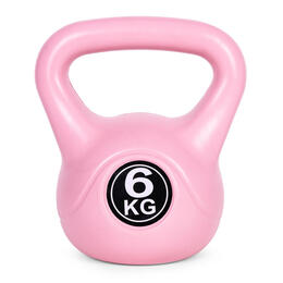 Ružový kettlebell 6 kg na cvičenie - ModernHome