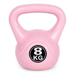 Ružový kettlebell 8 kg na cvičenie - ModernHome