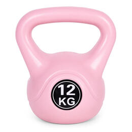 Kettlebell 12 kg na cvičenie, ružový - ModernHome