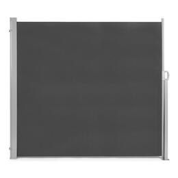 Skladací bočný markíz 350x180 cm - Ochranná clona pre záhradu alebo terasu - Antracitová