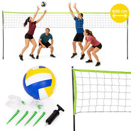 Skladacia volejbalová a badmintonová sieť MOVEPRO 600x240 cm