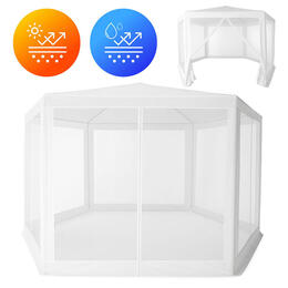 Záhradný pavilón s moskytiérou 2x2 m biely MultiGarden