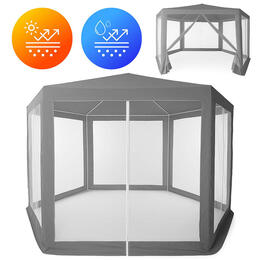 Záhradný pavilón s moskytiérou 2x2 m, šedý - MultiGarden