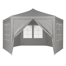 Záhradný pavilón s oknami 2x2 m, šedý - MultiGarden