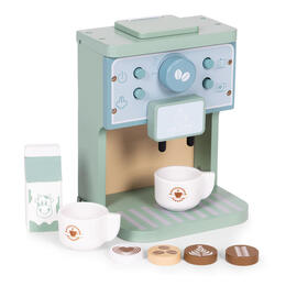 Detský drevený kávovar Barista set 8 kusov
