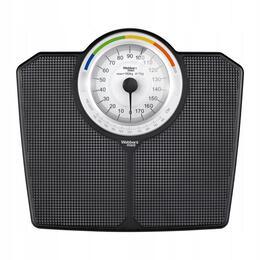 Klasická mechanická váha do kúpeľne Webber BMI 180 kg čierna