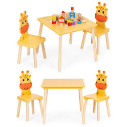 Detský nábytok set: stôl a 2 stoličky s žirafou ECOTOYS
