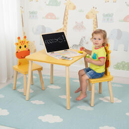 Detský nábytok set: stôl a 2 stoličky s žirafou ECOTOYS