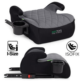 Detská autosedačka s ISOFIX pre deti výšky 125-150 cm s držiakom na pohár ECOTOYS