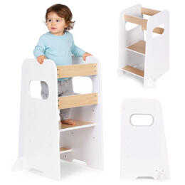 Montessori kuchynský pomocník - nastaviteľný schodík pre deti ECOTOYS