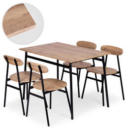Jedálenský set OSLO - Stôl a 4 stoličky