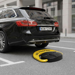 Sklápací parkovací zámok 40 cm s kľúčom a diaľkovým ovládaním