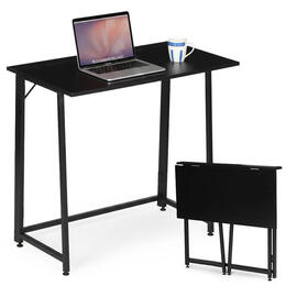 Skladací počítačový stôl ModernHome 80x45 cm čierny