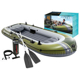 Inflatabilný čln Seahawk 4 pre 4 osoby s pumpou a 2 veslami, INTEX