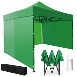 Automatický záhradný pavilón 3x3 m, zelený