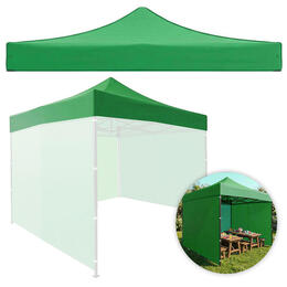 Záhradný kryt na altánok 3x3 m, PVC, zelený