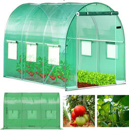 Foliovník do záhrady 4×2,5×2 m s kovovým rámom a UV odolným krytom