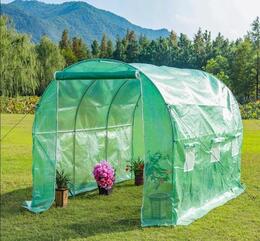 Záhradný foliovník 3×2×2 m s kovovým rámom a UV odolným krytom